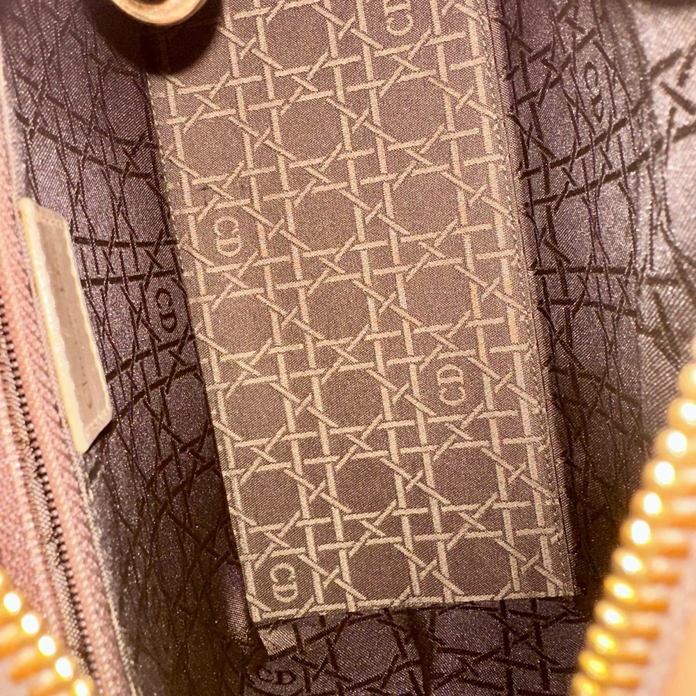 Christian Dior Tan Quilted Leather Handbag - Picture 7 of 17